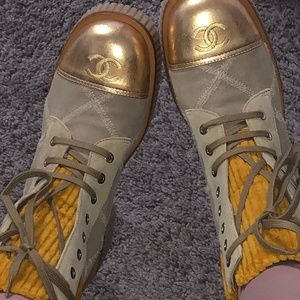 Chanel boots barley worn